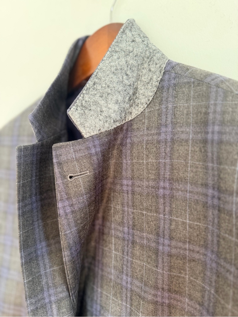 Men's Jack Victor Gray Plaid Sport Coat